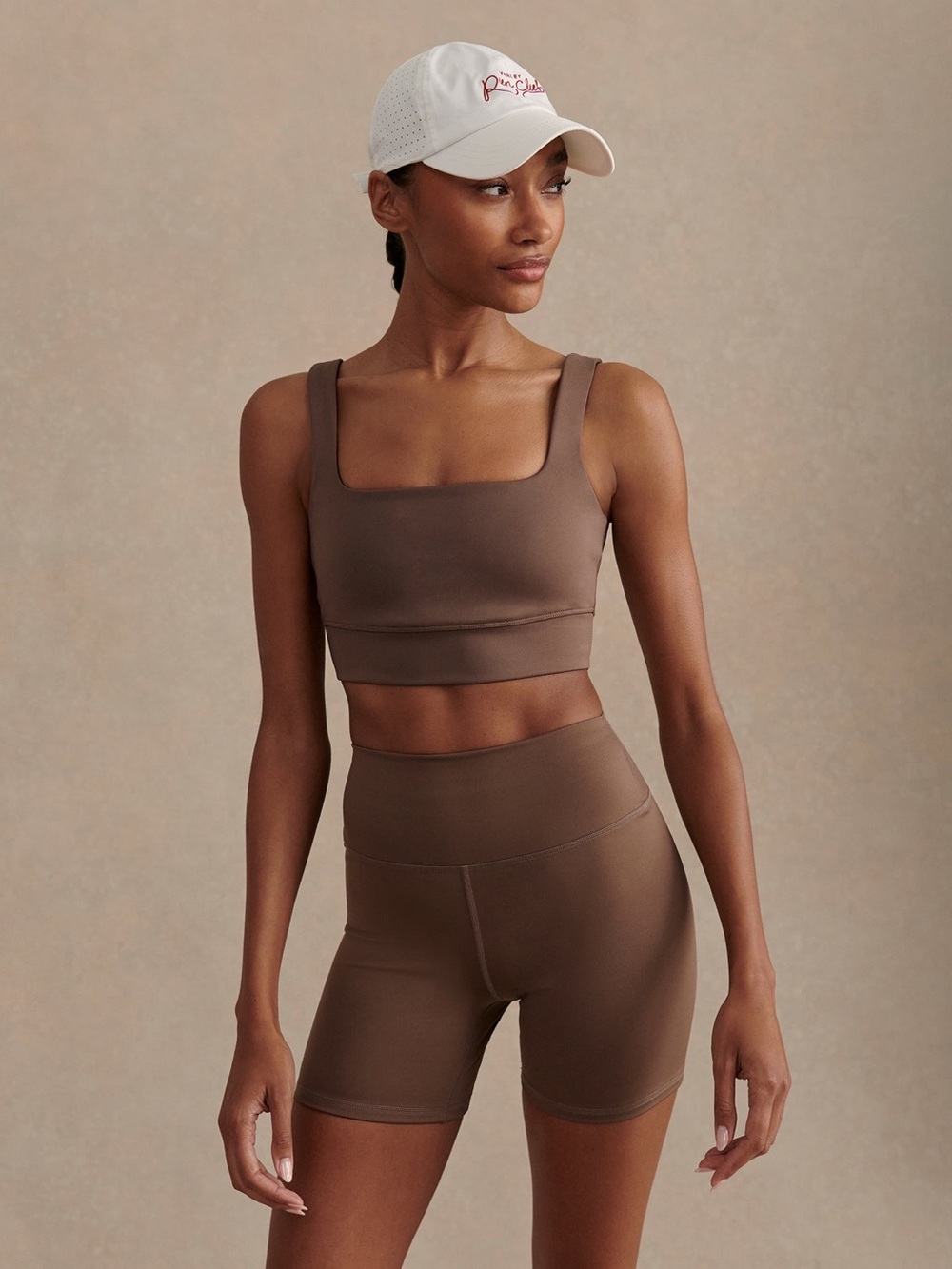 Varley Assure Cori Sports Bra in Brown Size Medium MSRP $80